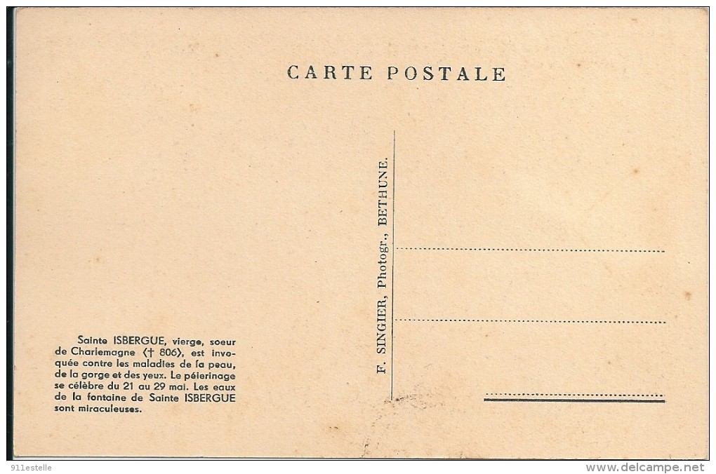 62  ISBERGUES   -  Sainte   ISBERGUES - Isbergues