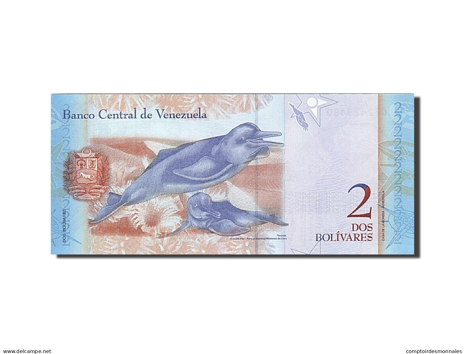 Billet, Venezuela, 2 Bolivares, 2007, 2007-03-20, KM:88a, NEUF - Venezuela