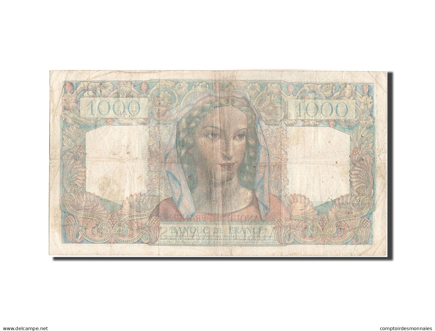 Billet, France, 1000 Francs, 1 000 F 1945-1950 ''Minerve Et Hercule'', 1945 - 1 000 F 1945-1950 ''Minerve Et Hercule''