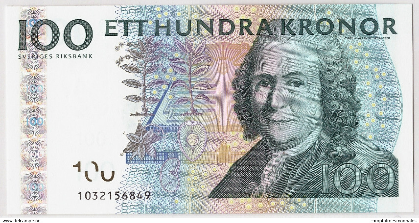 Billet, Suède, 100 Kronor, 2001, Undated, KM:65a, NEUF - Suède