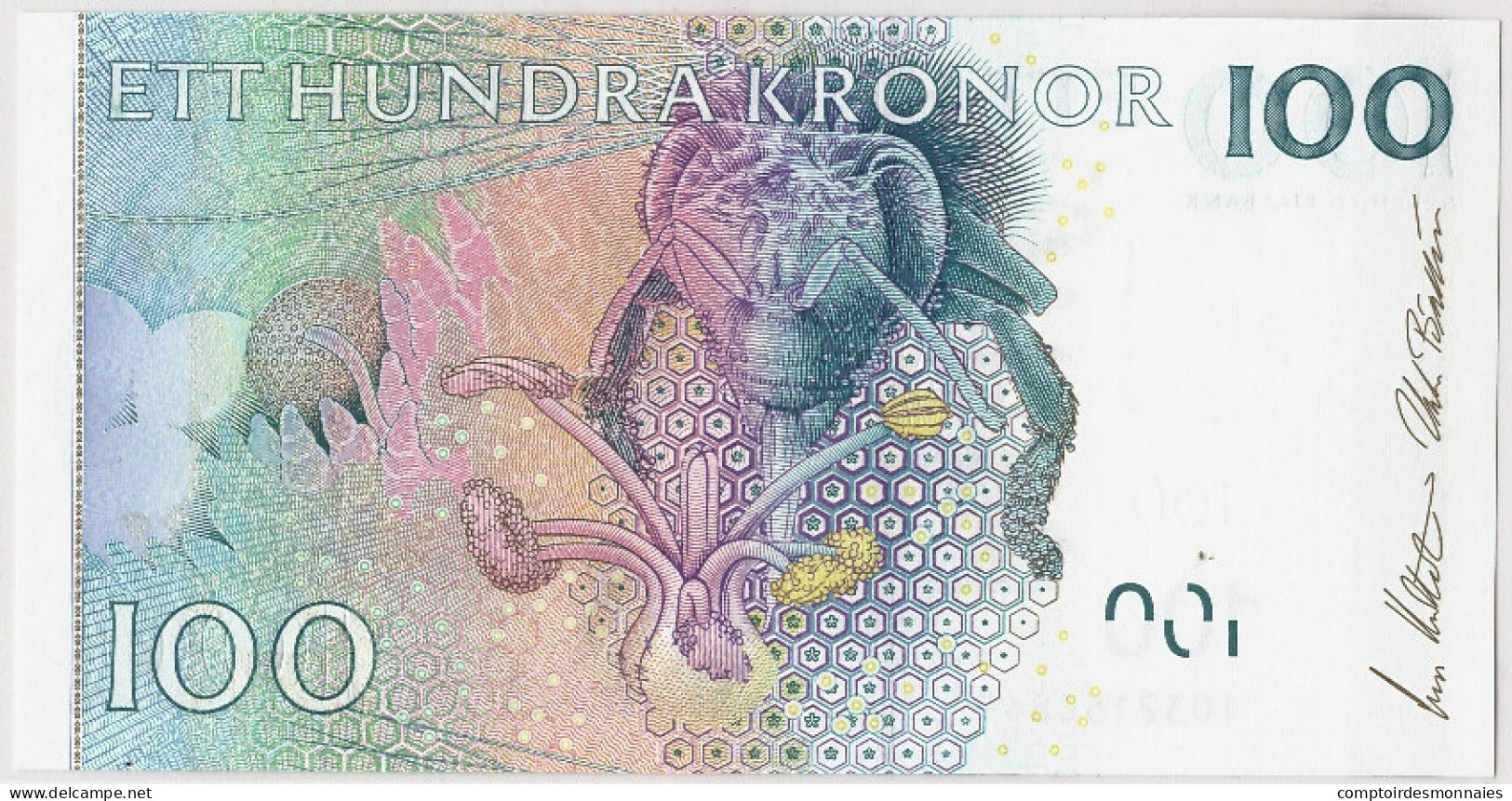 Billet, Suède, 100 Kronor, 2001, Undated, KM:65a, NEUF - Sweden