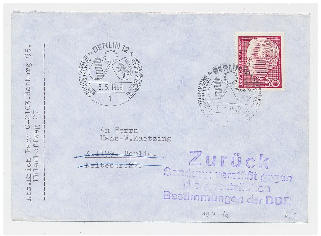 Berlin-Postkrieg -Beleg  (be8001 ) Siehe Scan - Sonstige & Ohne Zuordnung