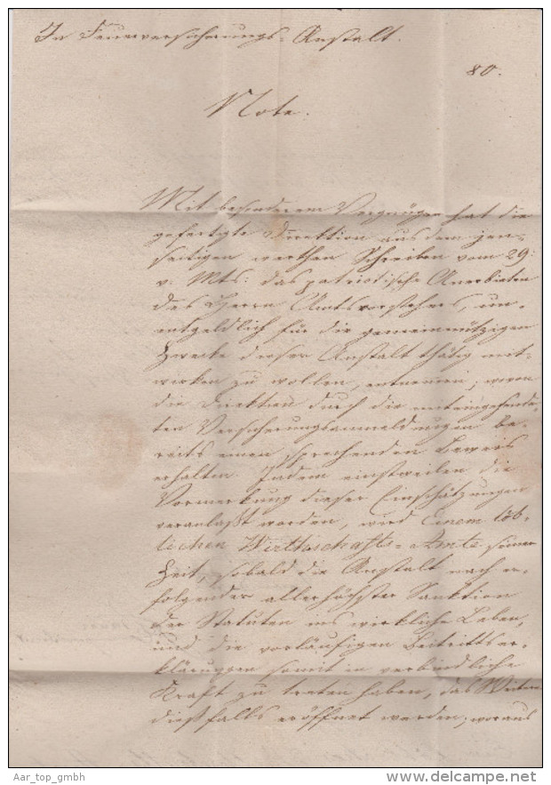 Tschech Heimat BRÜNN Handschriftsstempel 1827-12-24 Vorphila Brief Nach Neuserowitz - ...-1918 Préphilatélie