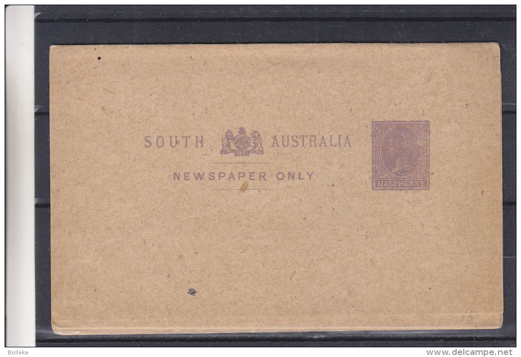 Australie - South Australia - Bande Pour Journaux - Entier Postal - Format 147 X 448l - Storia Postale