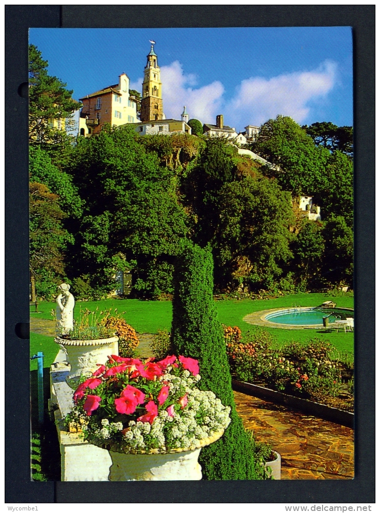 WALES  -  Portmeirion  Used Postcard - Merionethshire