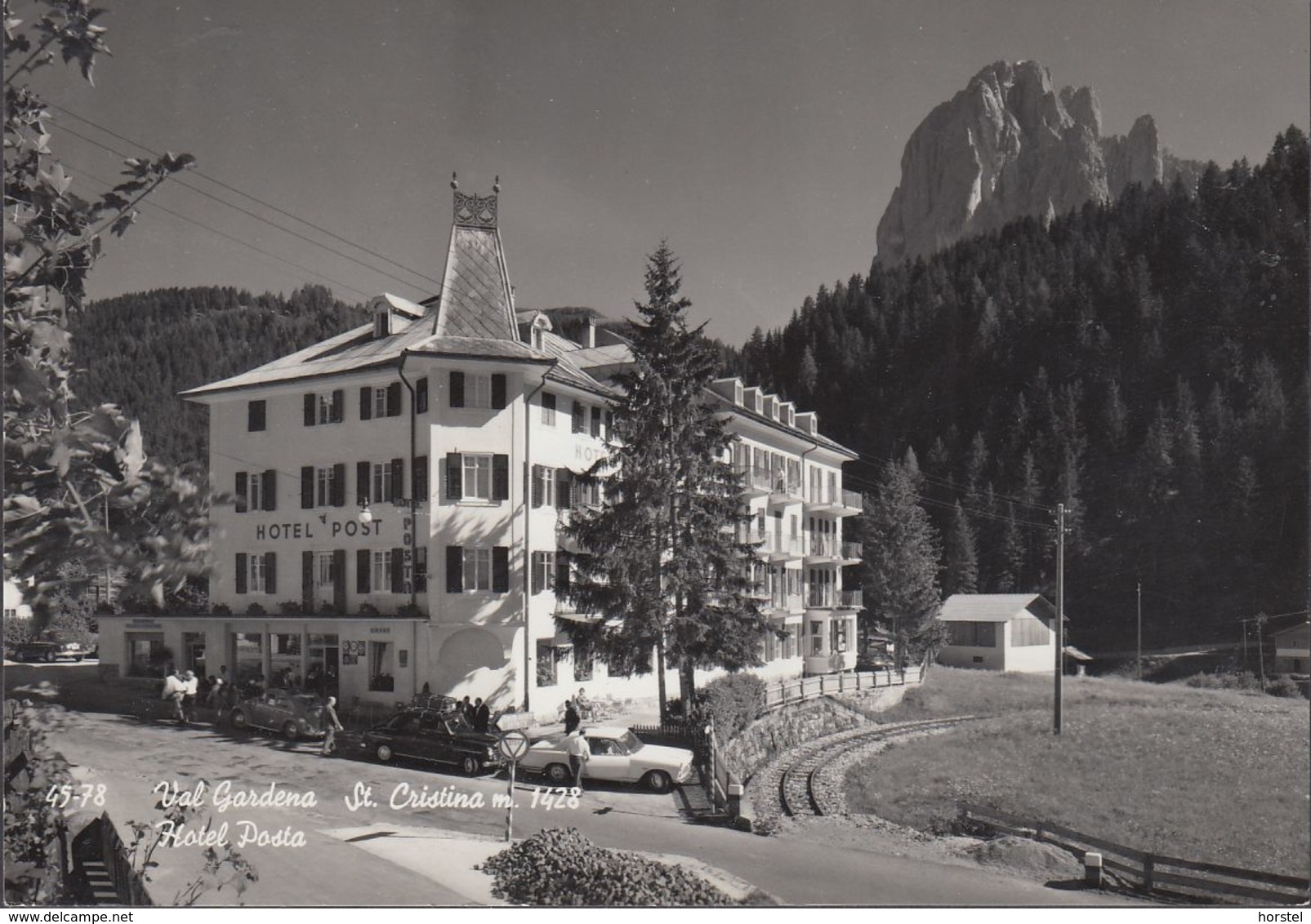 Italien - Dolomiten - St. Cristina - Grödenertal - Hotel Post - Cars - VW Käfer - Sportwagen - Bolzano (Bozen)