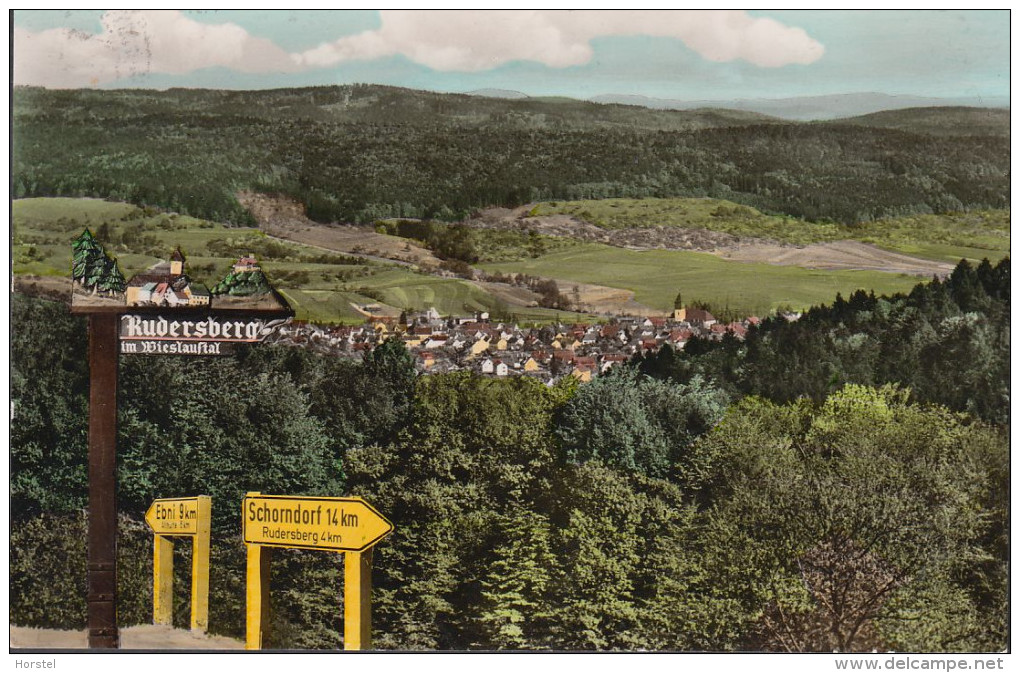 D-73635 Rudersberg - Im Wieslauftal - Panorama - Schorndorf