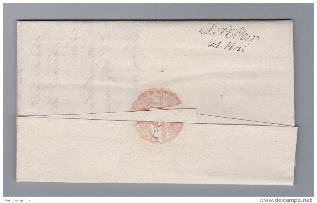 Österreich Heimat ST KRAUBATH Langstempel 1839-03-18 Vorphilabriefhülle Nach Wale Bei St Pölten - ...-1850 Prephilately