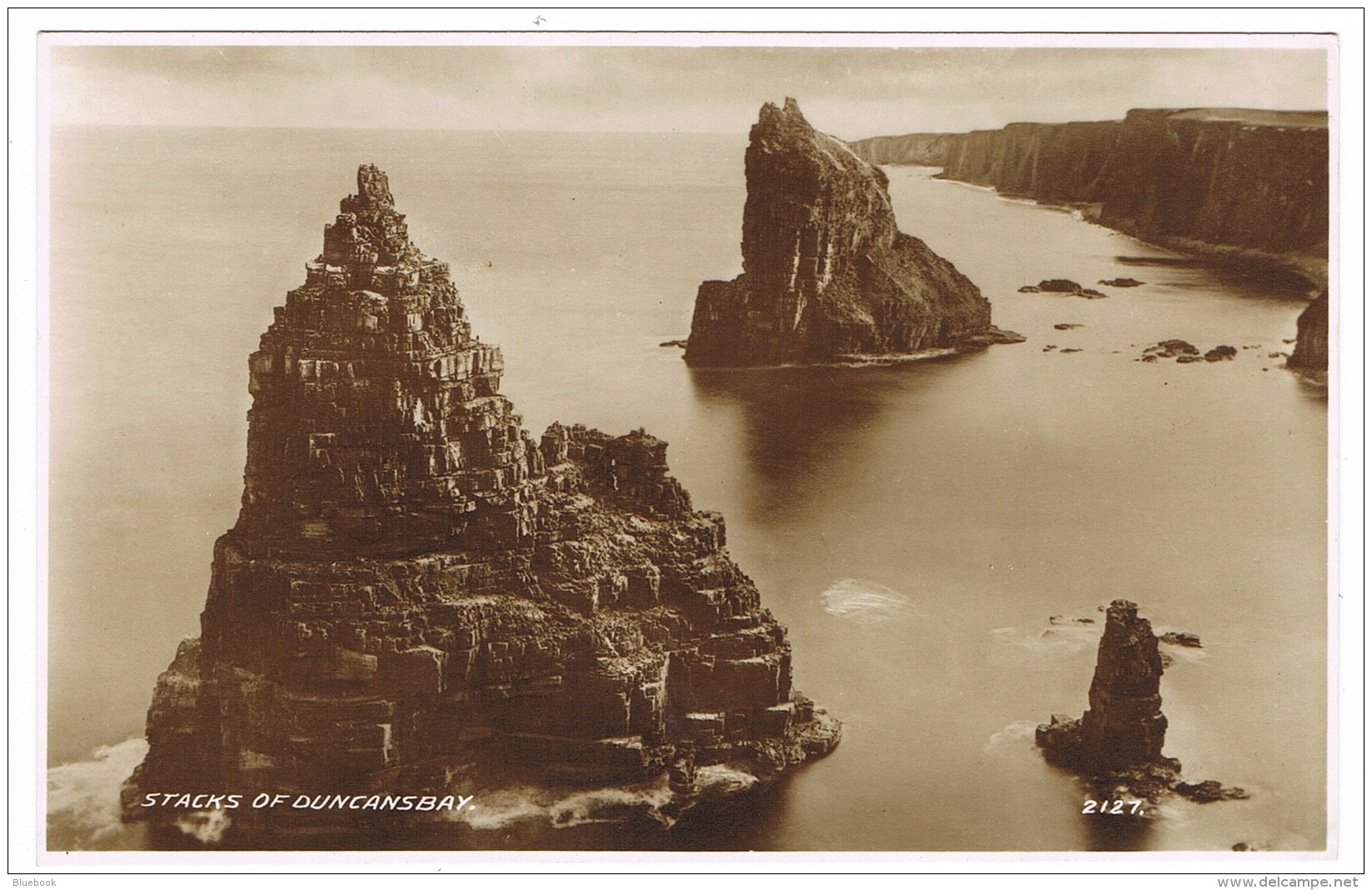 RB 1099 - Real Photo Postcard - Stacks Of Duncansbay Near Wick Caithness Scotland - Caithness