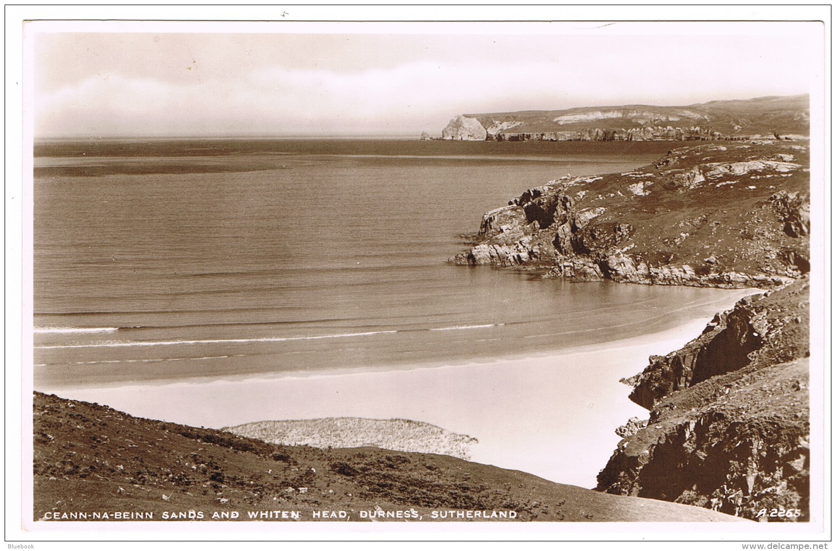 RB 1099 - Real Photo Postcard - Ceann-Na-Beinn Sands &amp; Whiten Head Sutherland Scotland - Sutherland