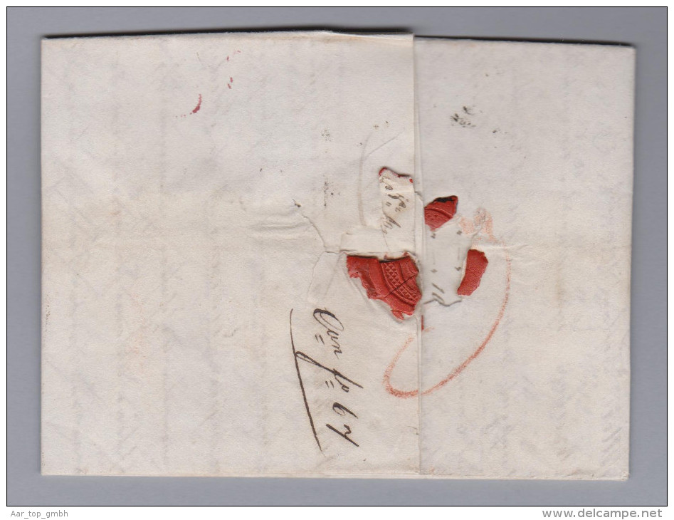 Österreich Heimat WIEN Langstempel 1830-01-24 Vorphila Brief Nach Wohlen CH - ...-1850 Vorphilatelie