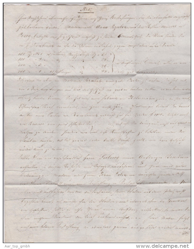 Österreich Heimat WIEN Langstempel 1830-01-24 Vorphila Brief Nach Wohlen CH - ...-1850 Préphilatélie