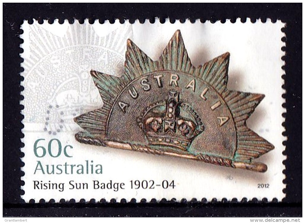 Australia 2012 Rising Sun Badge 60c 1902-4 Used - Usati
