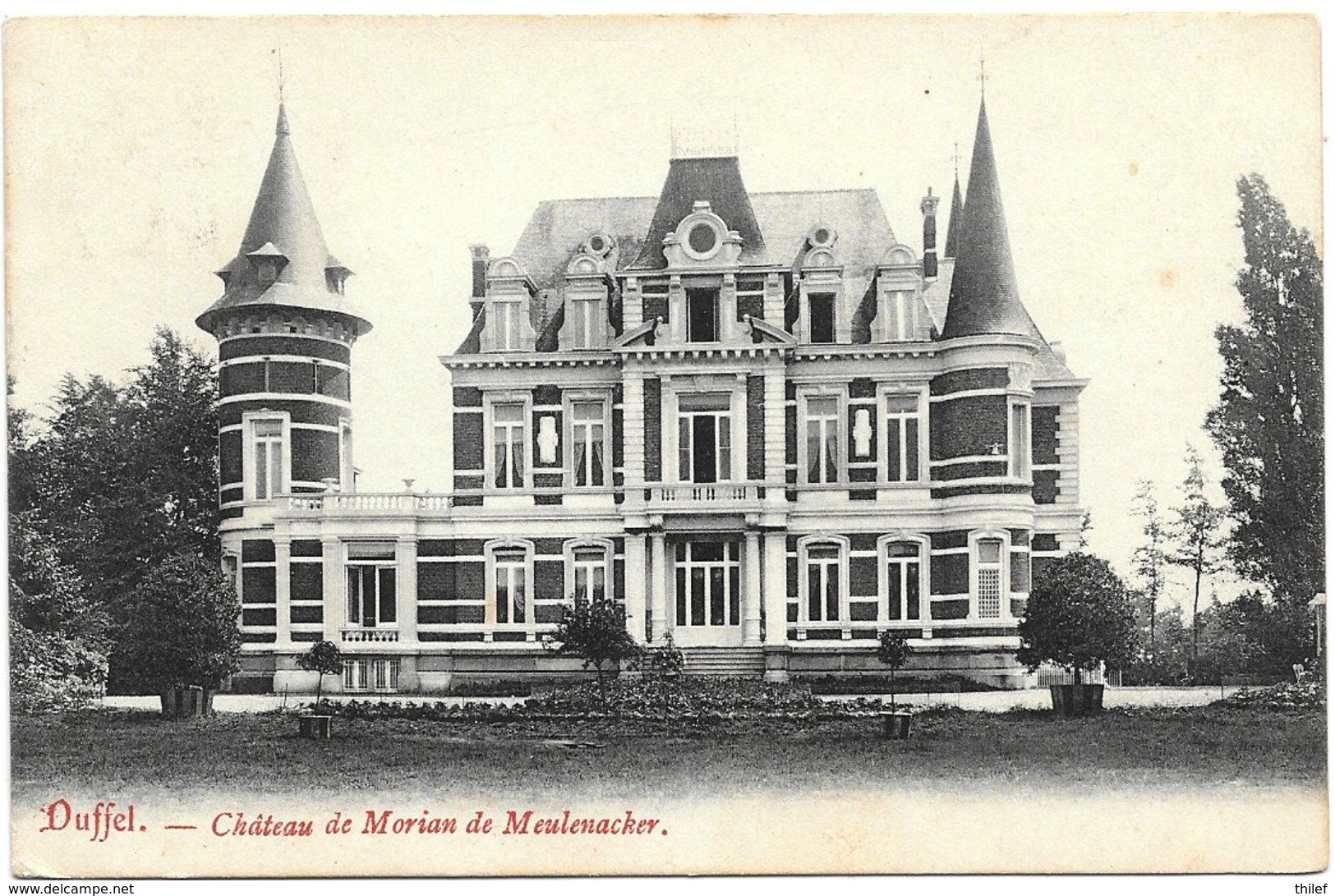 Duffel NA13: Château De Morian De Meulenacker 1907 - Duffel