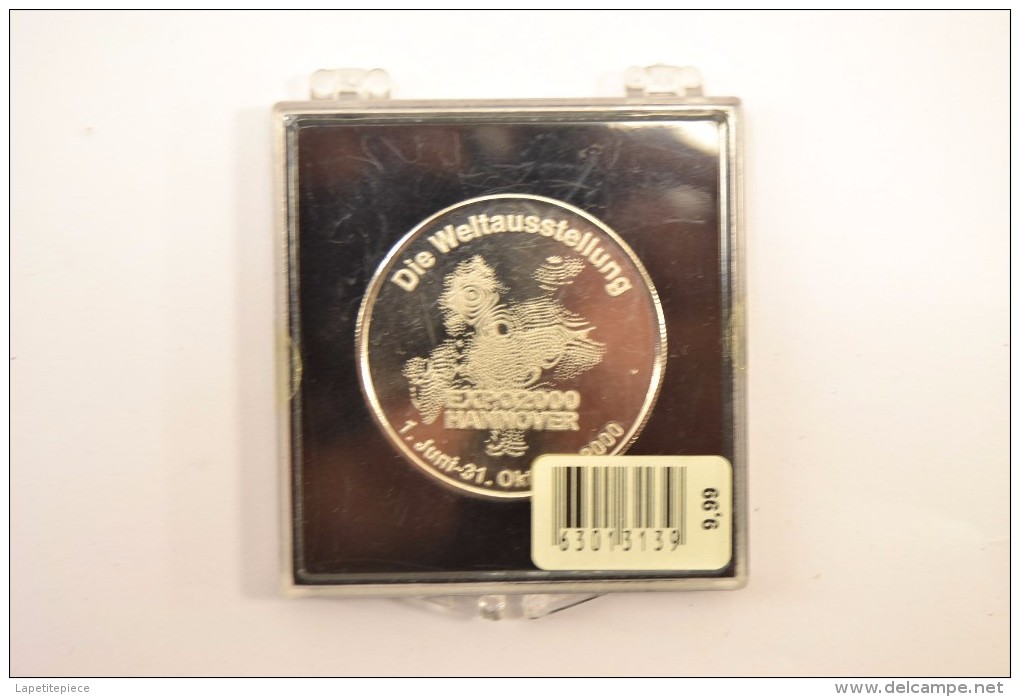 Medaille Commemorative EXPO 2000 HANNOVER GERMANY Octobre 2000 - Euros Des Villes