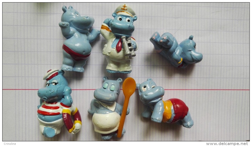 Figurine Publicité Ferrero Hippopotame 1992 Lot - Monoblocs