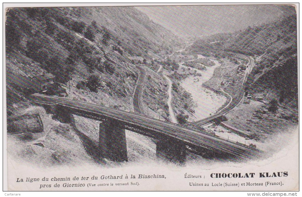 Carte Postale Ancienne,SUISSE,TESSIN,ligne Chemin De Fer Du Gothard à La Biaschina,pont,prés GIORNICO,rare - Giornico