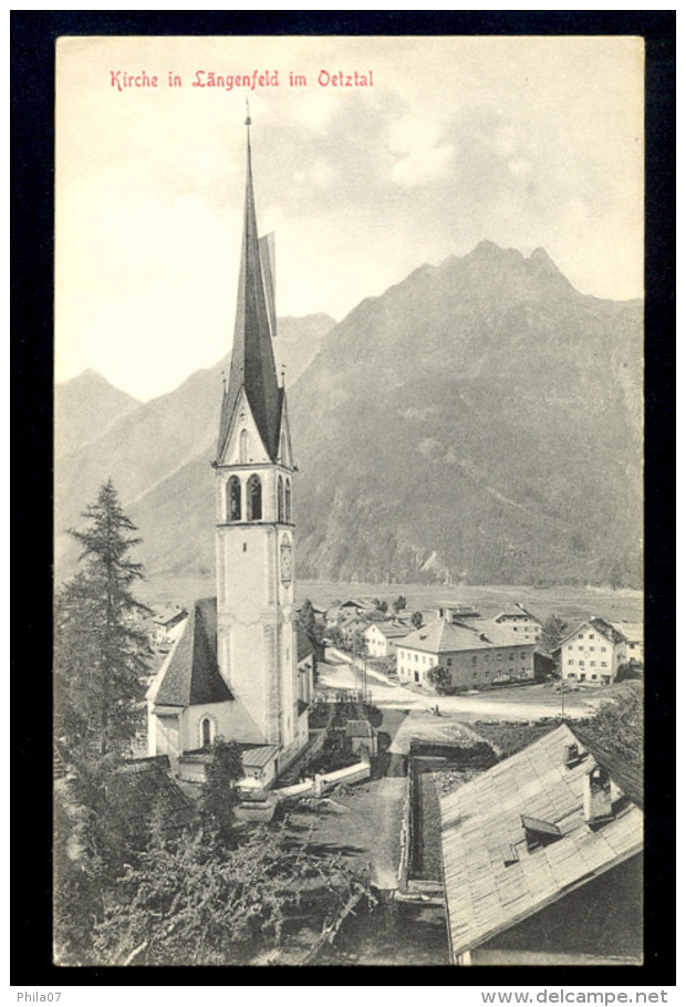 Kirche In Langenfeld Im Oetztal / Stengel, 20876 / Postcard Not Circulated, 2 Scans - Langenfeld