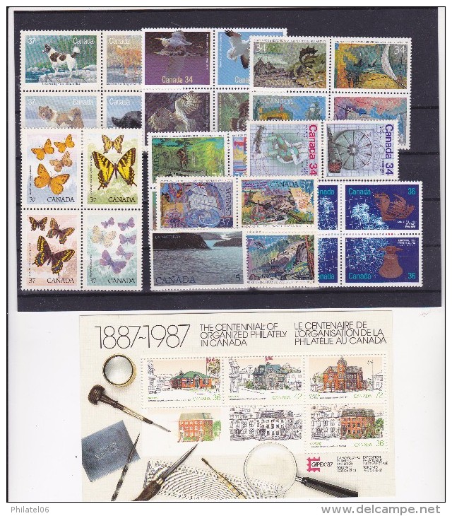 CANADA  BLOCS LUXE  MNH** ET TIMBRE A 5 $ - Collections