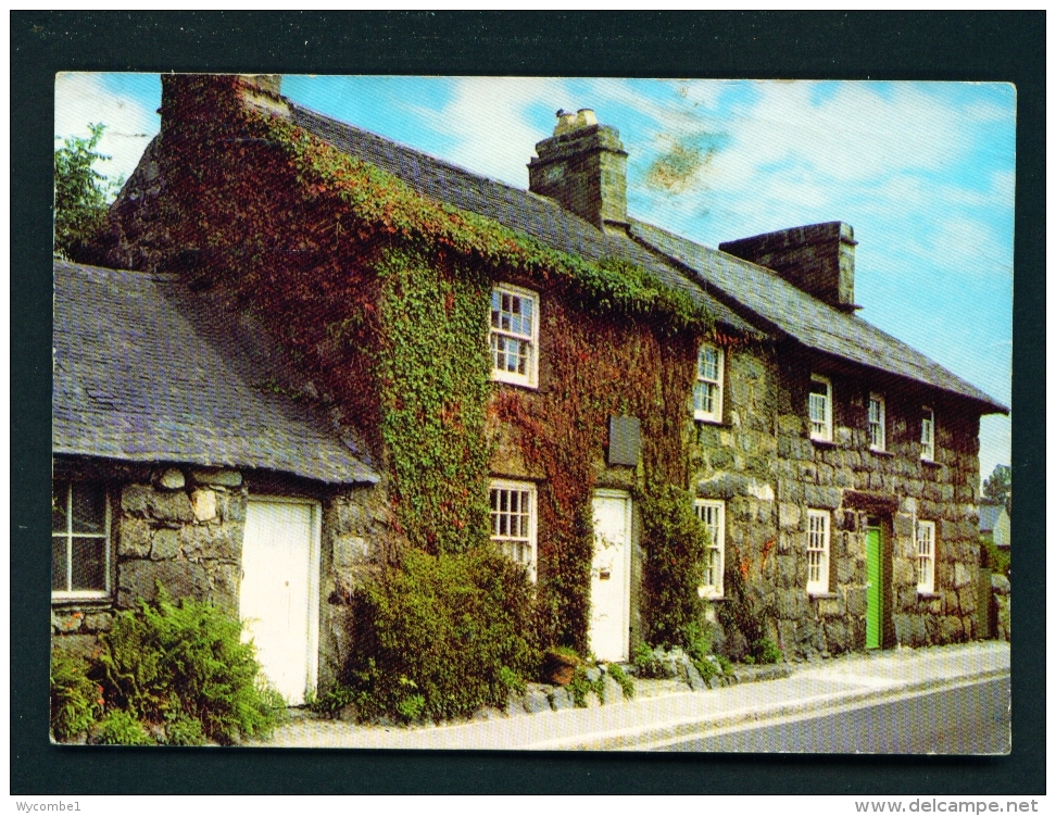 WALES  -  Llanystumdwy  Lloyd George's Boyhood Home  Used Postcard - Caernarvonshire