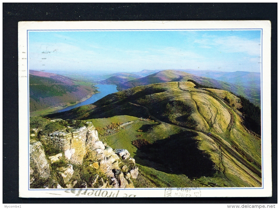 WALES  -  Talybont Reservoir  Used Postcard - Breconshire