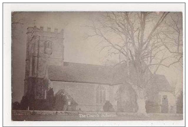 The Church, Soberton, Hampshire Real Photo Postcard, B081 - Autres & Non Classés