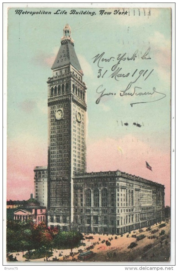Metropolitan Life Building, New York - 1911 - Autres Monuments, édifices