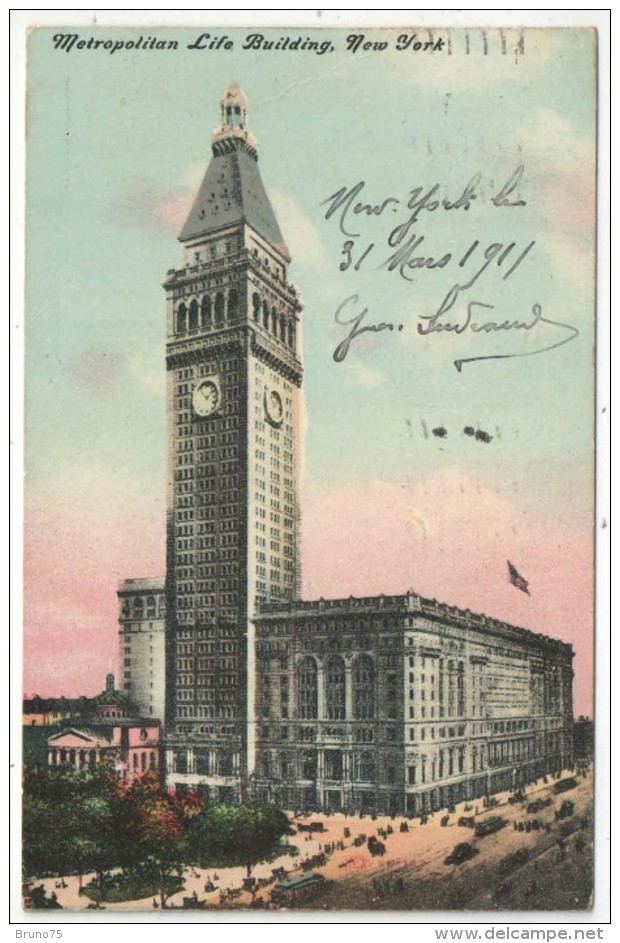 Metropolitan Life Building, New York - 1911 - Andere Monumente & Gebäude