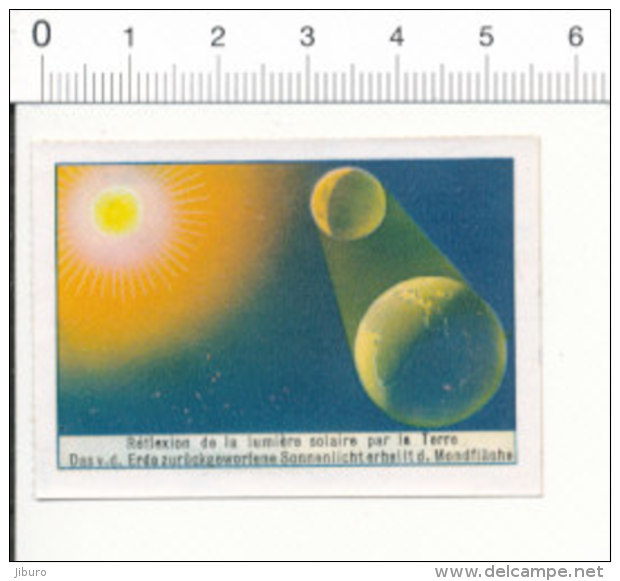 Image / Réflexion De La Lumière Solaire Par La Terre / Soleil Planètes Cosmos Astronomie // IM 30-KPA/11 - Nestlé