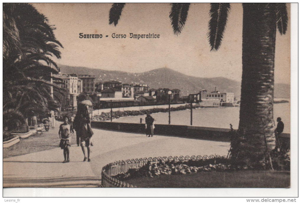 CPA - SAN REMO - CORSO IMPERATRICE - 95995 - S. T. A. - ANIMEE - San Remo