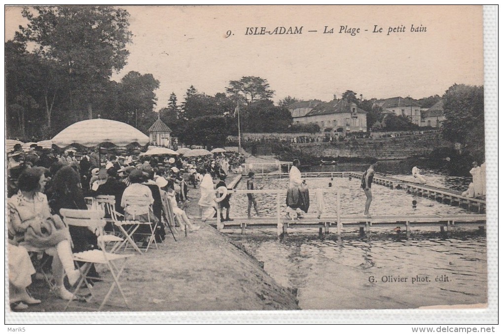 ISLE-ADAM Plage, Petit Bain - L'Isle Adam