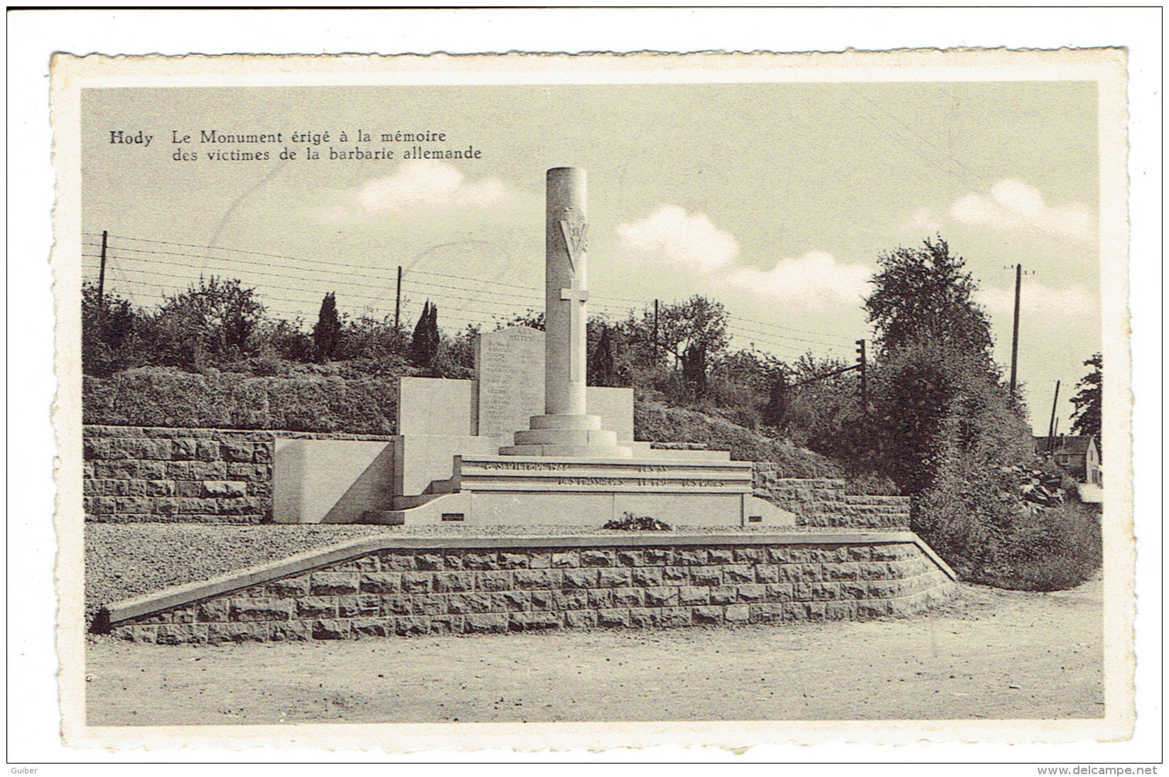 Anthisnes Hody Lle Monument Des Victimes De La Barbarie Allemande - Anthisnes