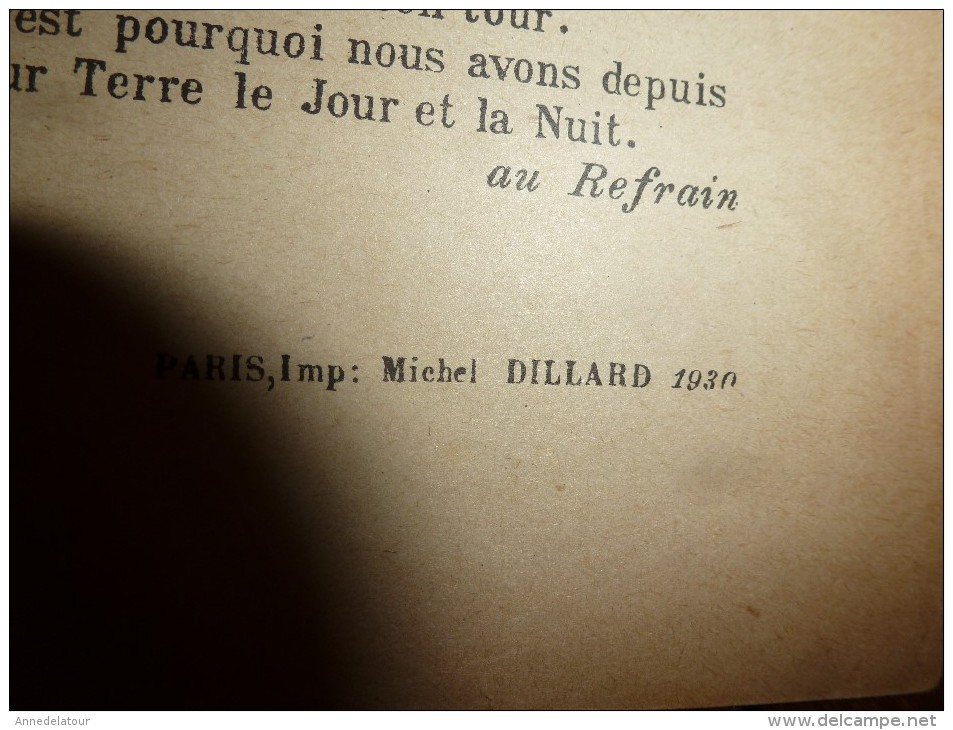 1930   CHANSON DE BOB ET DE BOBETTE ---->LE JOUR ET LA NUIT Couverture Illustrée Par R. Erny, édition Sam Et Fox - Partitions Musicales Anciennes