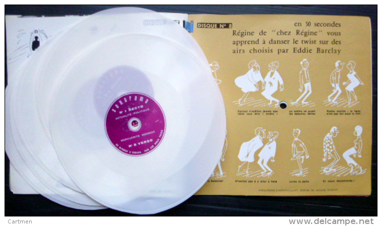 SONORAMA NOEL 1961 BRASSENS  REGINE LE TWIST BIEN COMPLET DES DISQUES  N° 35  1961TBE - Other & Unclassified