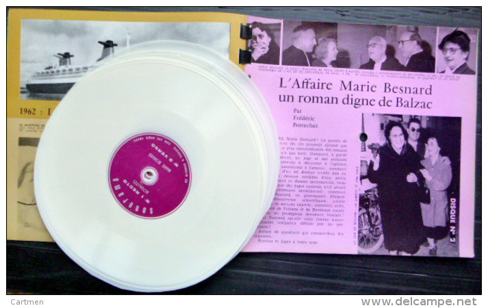 SONORAMA  MICHELINE PRESLE VINCE TAYLOR  MARIE BESNARD      BIEN COMPLET DES DISQUES  N° 37 1962 TBE - Autres & Non Classés