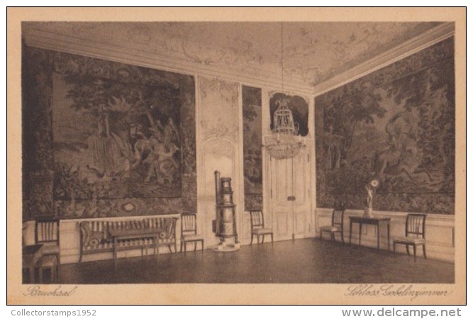 44610- BRUCHSAL- THE PALACE INTERIOR, TAPESTRY ROOM - Bruchsal