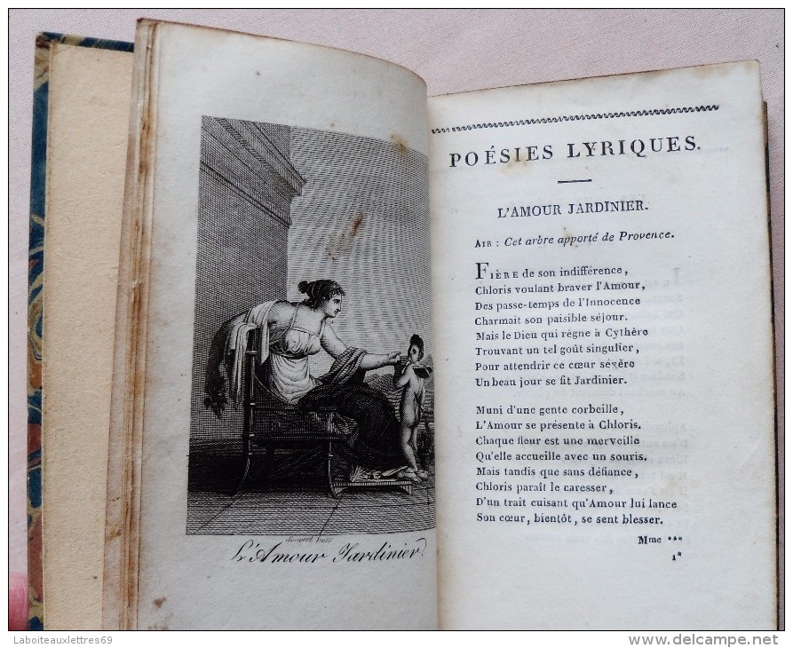 ALMANACH DE DAMES LE TRIBUT DES MUSES - CALENDRIER ANNEE 1824 - POESIES LYRIQUES - Autres & Non Classés