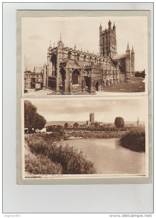 CARTE LETTRE AVEC 12 VUES CPSM GLOUCESTER (Angleterre) - - Gloucester