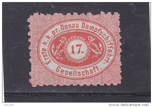 ERSTE K.K.PR. DONAU-DAMPFSCHIFFAHRT - GESELLASCHAFT - ...-1858 Préphilatélie