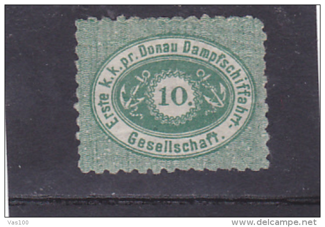 ERSTE K.K.PR. DONAU-DAMPFSCHIFFAHRT - GESELLASCHAFT - ...-1858 Prephilately