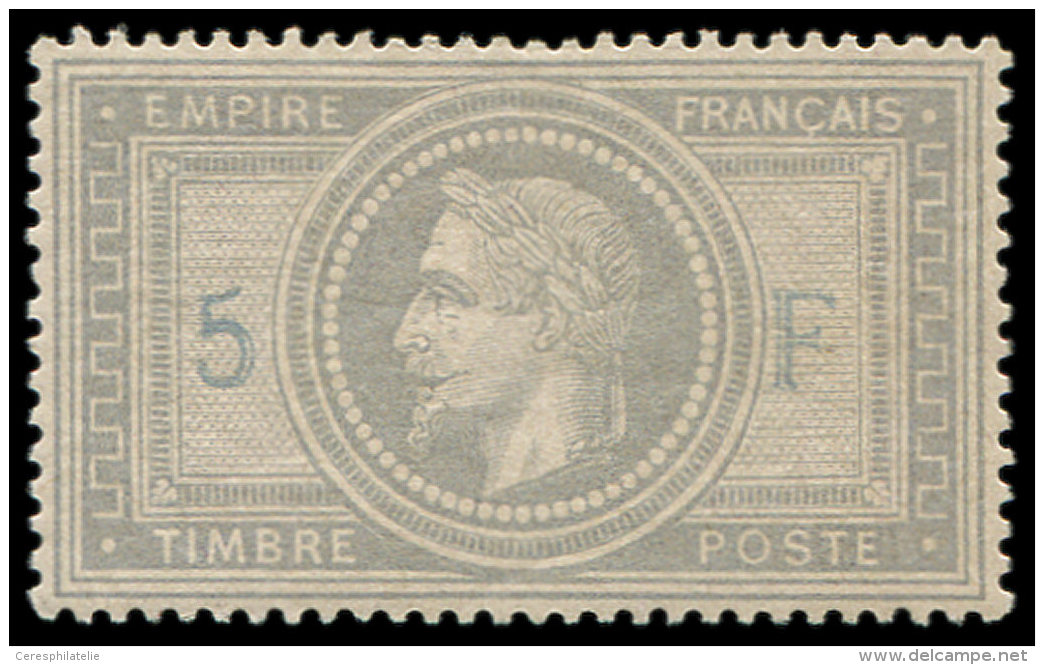 33A 5f. Violet-gris, 5 Et F En BLEU, Ch. Légère, Grande Fraîcheur, TTB - Other & Unclassified