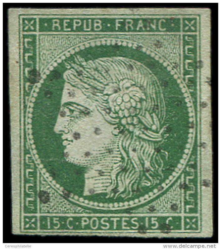 2b   15c. Vert Foncé, Oblitéré ETOILE, TB. C - Autres & Non Classés