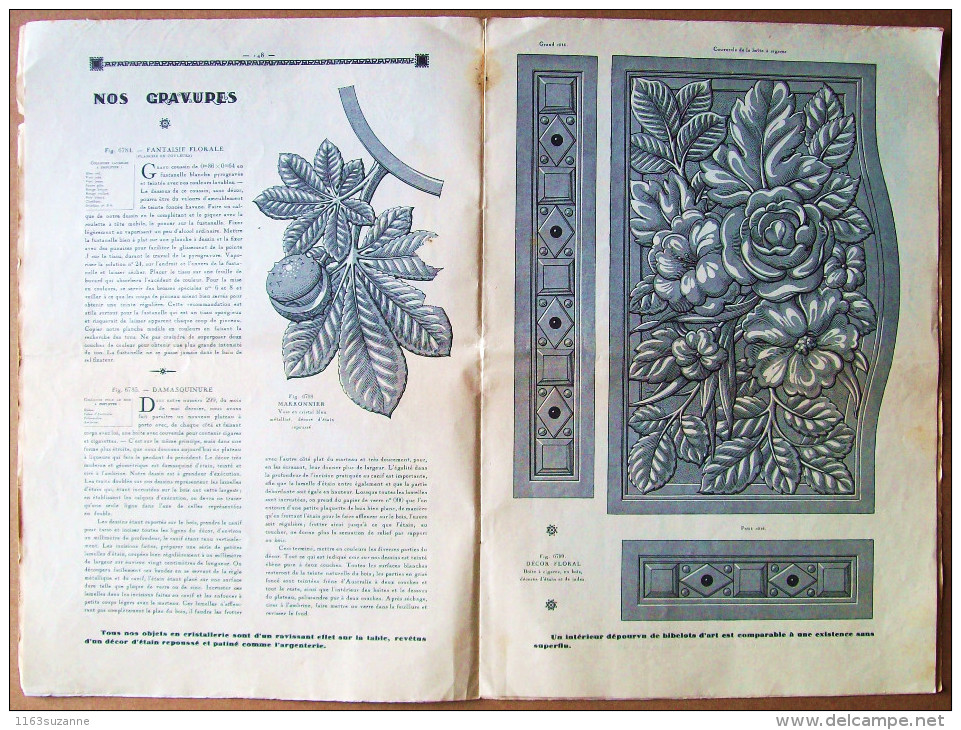 Revue L´ARTISAN PRATIQUE Apprend à Tous L´art De Décorer Son Foyer : N° 304 (octobre 1934) - 1900 - 1949