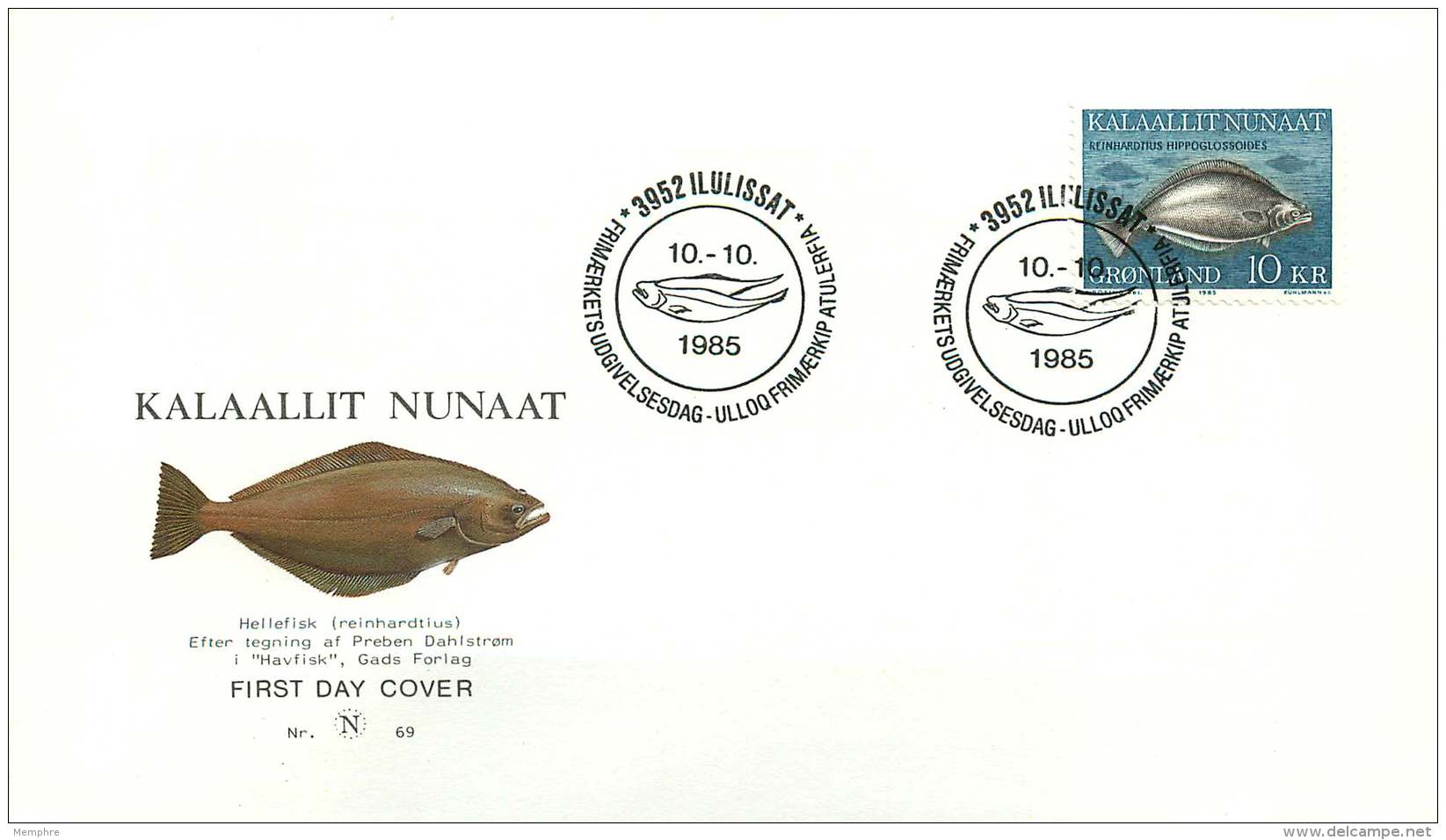 1985   Sole Fish  MiNr 162 - FDC