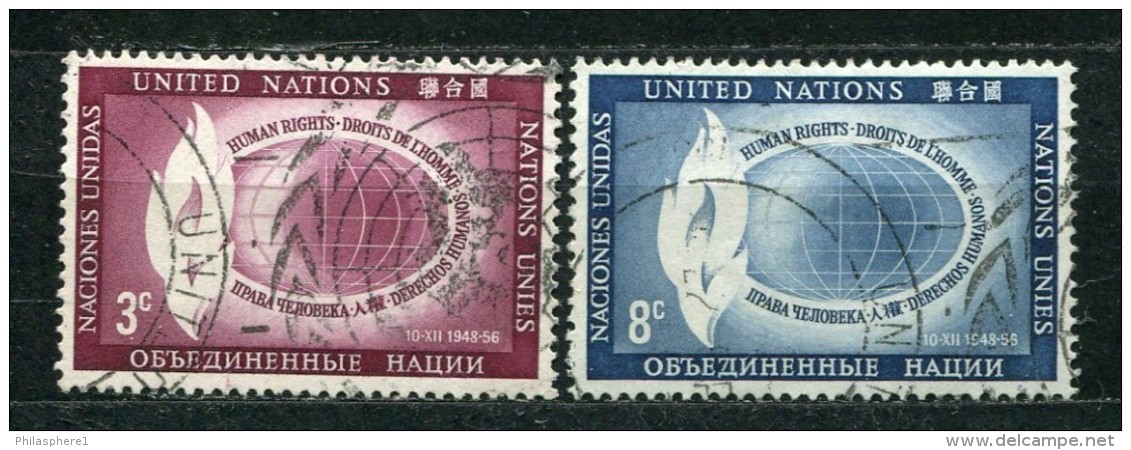 UNO New York Nr.53/4         O  Used       (095) - Used Stamps