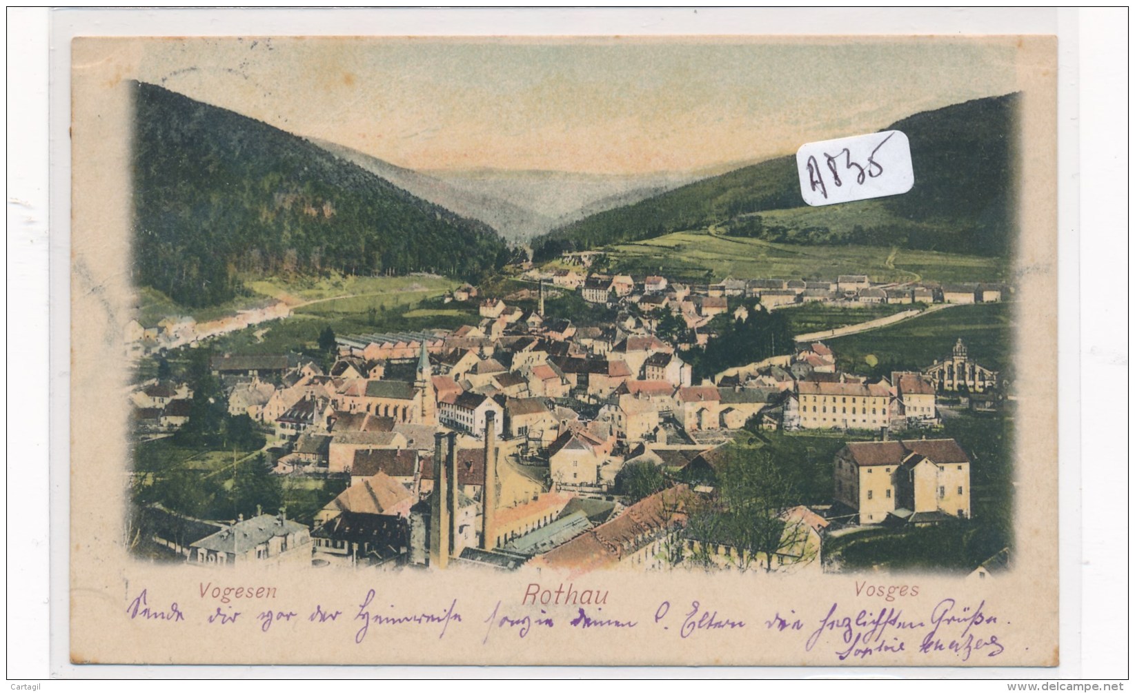 CPA  ( Précurseur) - A835 -Rothau - Vue Générale-Envoi Gratuit - Rothau