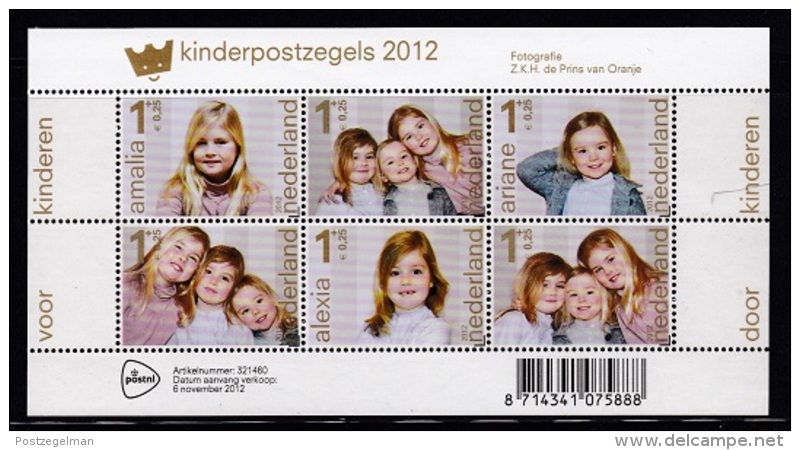 NEDERLAND, 2012, Mint Block, 3 Princesses , Bl 1224, #7947 - Nuevos