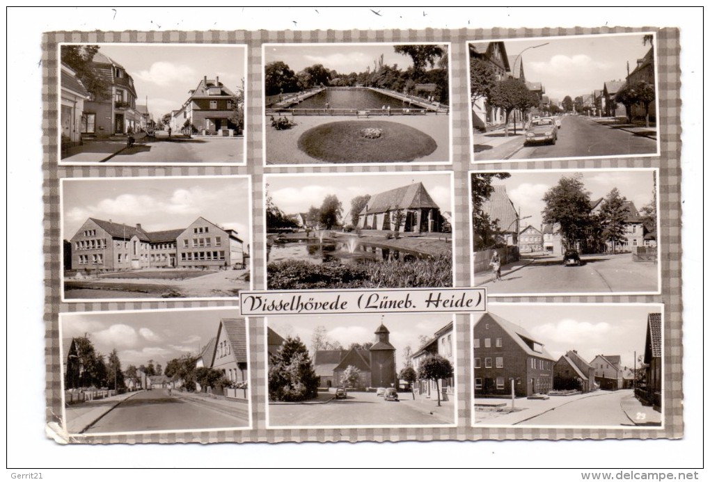 2722 VISSELHÖVEDE, Mehrbild-AK, Kl. Eckmangel - Rotenburg (Wuemme)