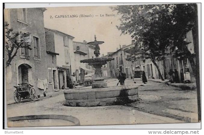 CPA Hérault Circulé CAPESTANG - Capestang