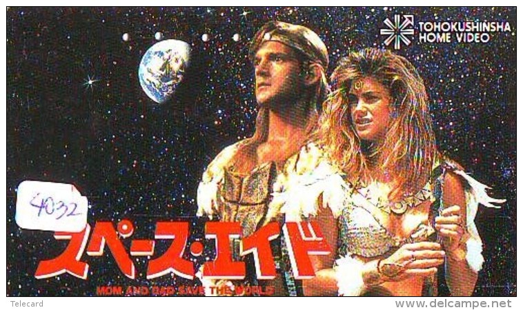 Télécarte Japon Cinéma * 4032 * MOM AND DAD SAFE THE WORLD *  Japan Movie Phonecard * TELEFONKARTE * FILM * CINEMA - Kino